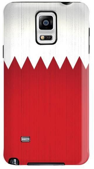 Stylizedd Samsung Galaxy Note 4 Premium Dual Layer Tough Case Cover Matte Finish - Flag of Bahrain
