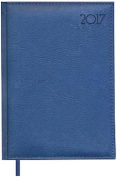 2017 Golden Diary, A5, Italian PU Sewn Cover, 1Day/Page - English