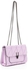Ice Club Stitched Cross-Body Bag With Metal Handle - Lilac