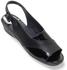 Silver Shoes Women Black Verne Medical Sandal Made Of Genuine Leather