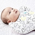 Love To Dream Swaddle Blanket. Newborn Essentials For 0 6 Months Baby Girls And Boys. 0.2 Tog Baby Sleeping Bag With Arms, Provides Comfortable And Quiet Sleep. Bamboo Fabric White, M, Medium