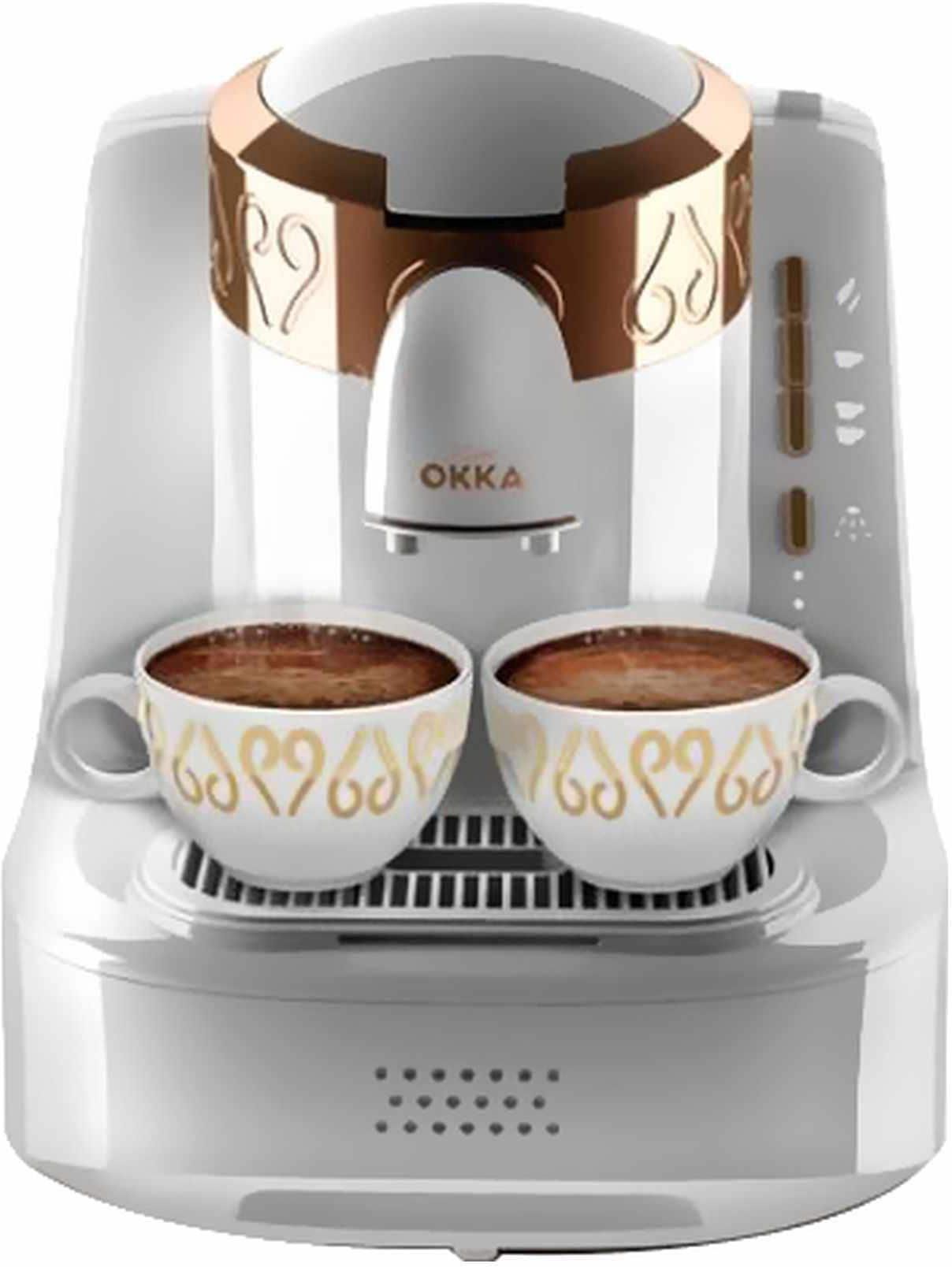 Arzum Ok001 Okka Automatic Turkish Coffee Machine White Copper