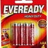 EVEREADY - Remote Control Batteries - 4 Pieces