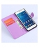 Elite PU Leather Flip Wallet Cover for Samsung Galaxy G360 Core Prime - Purple