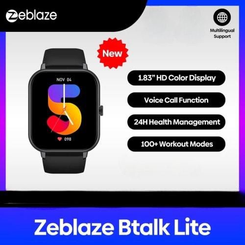 Zeblaze Btalk Lite Smart Watch - Black