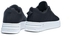 Desert Minimalist Lace-Up Knit Flat Sneakers - Black