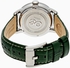 Fossil Men's FS4924 Townsman White Dial Green Leather Watch