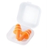2 Pieces Silicone Ear Plugs With Case Noise Reduction ORANGE