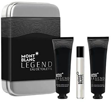 Mont Blanc Discovery Kit Set Legend For Men Eau De Toilette, 7.5 ML + Shower Gel, 30 ML + After Shave Balm, 30 ML