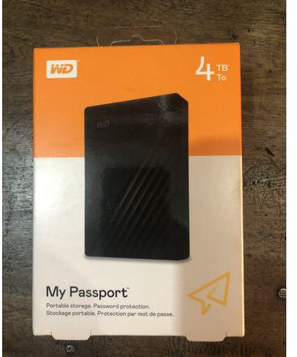 Western Digital 4TB My Passport External Hard Disk Drive HDD-WD