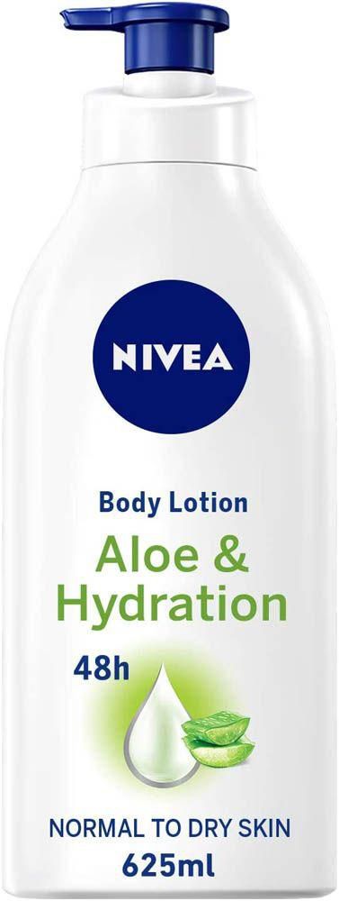 Nivea - Body Lotion Aloe & Hydration For Normal Skin 625Ml- Babystore.ae