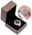 Fashionable Ring Watch-Casual Watch-unisex-stainless Steel Galvanized