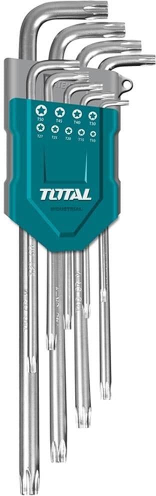 Get Total THT106391 Torx Key Set, 9 Pcs - Green Silver with best offers | Raneen.com