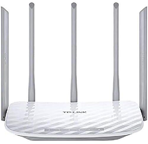 TP-Link Archer C60 (AC1350), Broadband Router, Wireless AC (802.11ac), up to 25 Devices, Dual Band (2.4 GHz/5 GHz), 4 Port (LAN)/RJ-45,