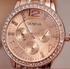 Geneva Diamond Stainless Steel watch