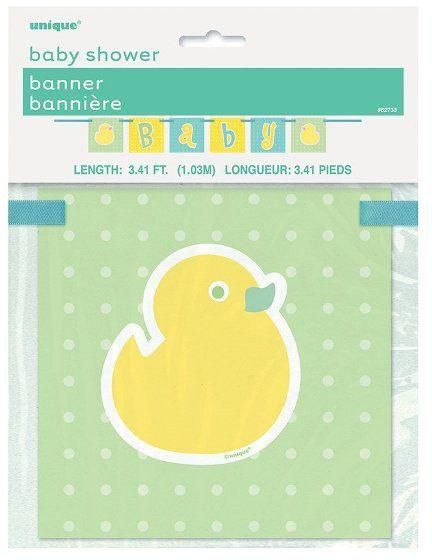 Unique - Polka Dots Baby Shower Banner- Babystore.ae