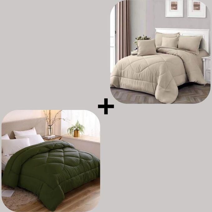 Line Sleep Set Of 2 Microfiber Comforters For Unparalleled Warmth And Comfort On Cold Nights