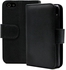 Margoun PU Leather Folio Wallet Flip Case Cover with Screen Protector Compatible with iPhone 5 - Black