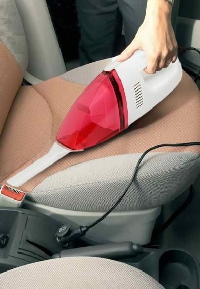 Red Portable High Power Car Vacuum Cleaner