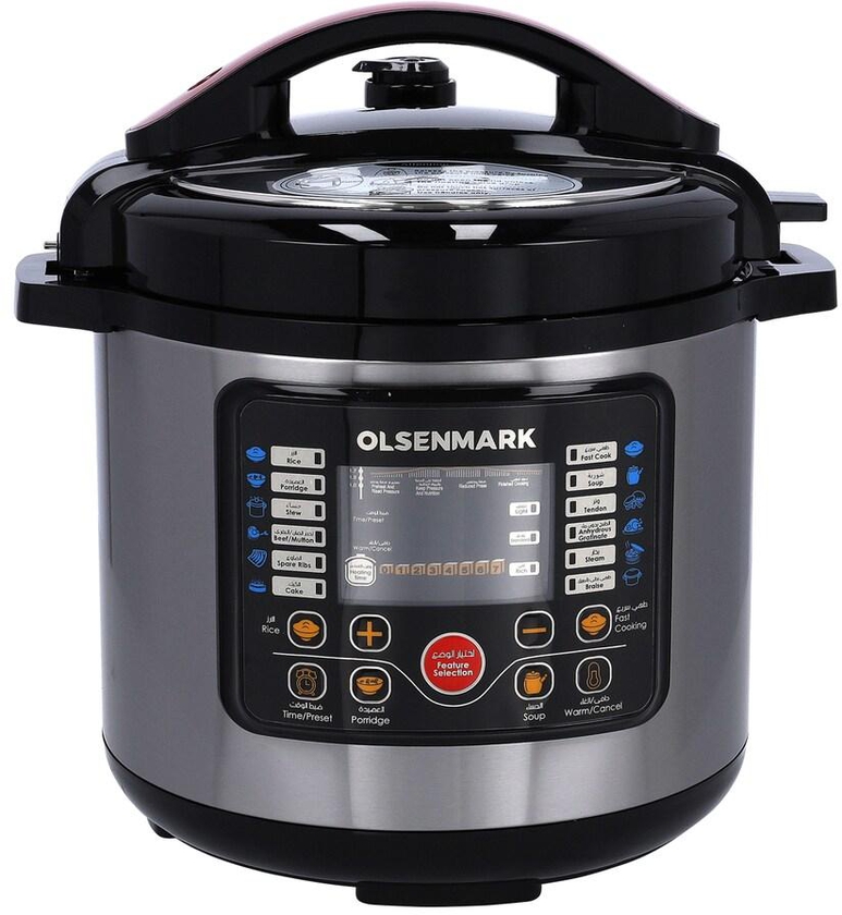 Olsenmark Electric Digital Pressure Cooker 6L