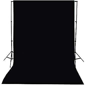 Black Muslin Fabric Background For Studio Photography