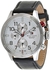 Tommy Hilfiger Men's White Dial Leather Band Watch - 1791138