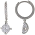 Ridaya - White Gold Plated ear Ring with Top Grade Crystals