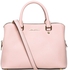 مايكل كورس حقيبة جلد للنساء - زهري - حقائب بتصميم الاحزمة