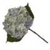 Candlelight Single Hydrangea Two Tone Green and Blue Faux Stem, 46cm