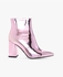 Pink Empire Pointed Toe Ankle Boots
