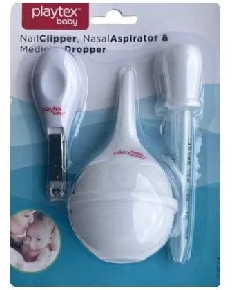 Baby Healthcare Kit With Nasal Aspirator, Nail Clipper & Medicine Dropper