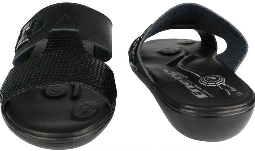 medical Slippers  Men Black by Dr. Mauch ، Size 41 ، Leather