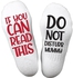 Twinkle Hands If you can read this Don’t disturb mummy socks - White