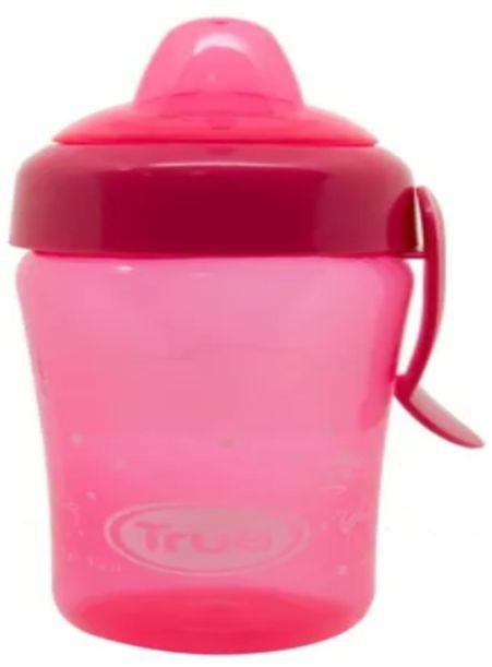 True Gold Silicone Spout Feeding Cup - 300ml - Pink