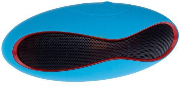 Bluetooth Wireless Blue Speaker with FM Radio SD Line In AUX and Mic