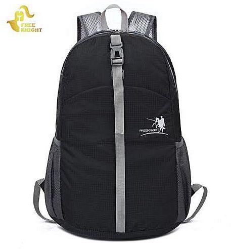Generic FREEKNIGHT FK0722 Waterproof Foldable Backpack Shoulder Bag For Outdoor Climbing Hiking Cycling (Black)