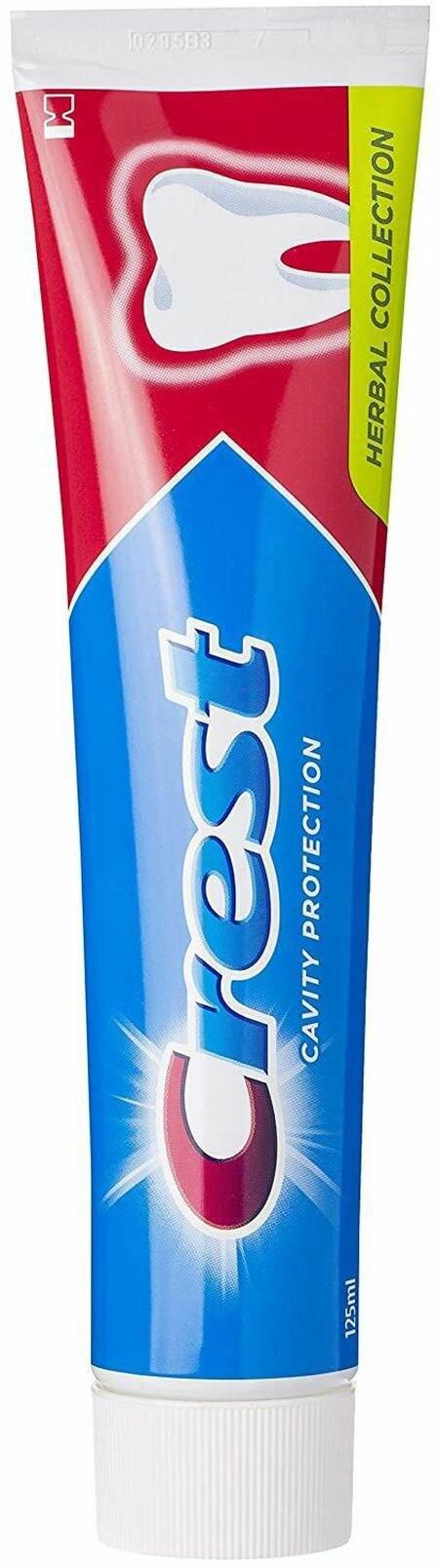 Crest herbal collection cavity protect toothpaste 125ml