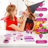 Kids makeup kit for girls, fake makeup set for 4 5 6 7 8 9 year old kids girls, pretend makeup gifts kit for little girls, birthday gifts for 8+ girls, princess toys for 6 7 8 9 10 11 year old girls
