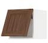 METOD Wall cabinet horizontal, white/Sinarp brown, 40x40 cm - IKEA