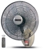 Get Fresh Wall Fan, 16 Inch, With Remote Control - Multicolor with best offers | Raneen.com