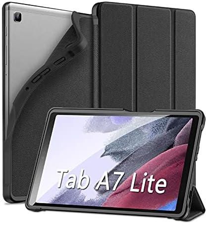 DUX DUCIS Trifold Case for Samsung Galaxy Tab A7 Lite 8.7 inch 2021 (SM-T220 / SM-T225), Corner Strengthened Soft TPU Shockproof Case, Black…