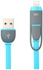 2-In-1 USB Charging Cable Multicolour