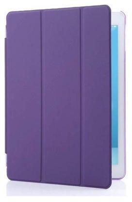 Smart Stand Magnetic Leather Folding Case Cover For Apple iPad 5 iPad Air - Purple