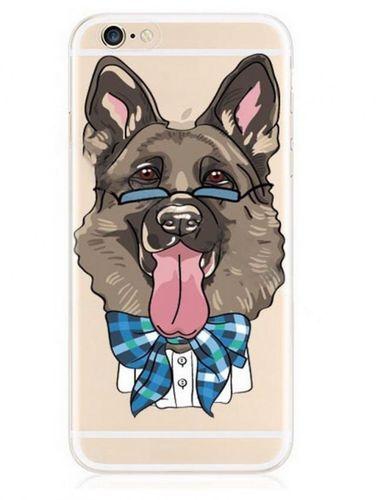 Generic German Shepherd Dog Classic Pattern Soft Shell Case For iPhone 6 / 6s
