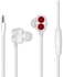 Samsung Galaxy S9 In-Ear Earphones, Premium Dual-Driver Stereo Headset with Dual Dynamic Sound, Built-In Microphone, Anti Tangle Cords and Noise Isolating for Smartphones, Ivory Red