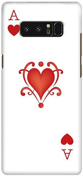 Stylizedd Samsung Note 8 Slim Snap Case Cover Matte Finish - Ace Of Hearts