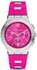 Michael Kors Wyatt Women's Pink Dial Silicone & Stainless Steel Band Watch - MK6170