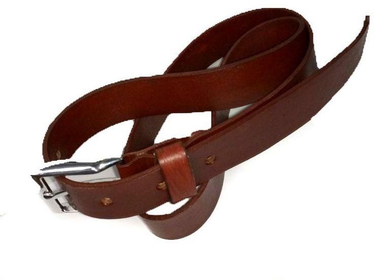 Beyond Glamour Africa Classic Brown Leather Belt