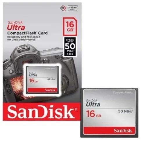 Ultra Compact Flash With 50mb-s Speed Memory Card - 16GB