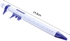 Multifunctional Gel Ink Pen Vernier Caliper Stationery Ballpoint Pen - Blue/White